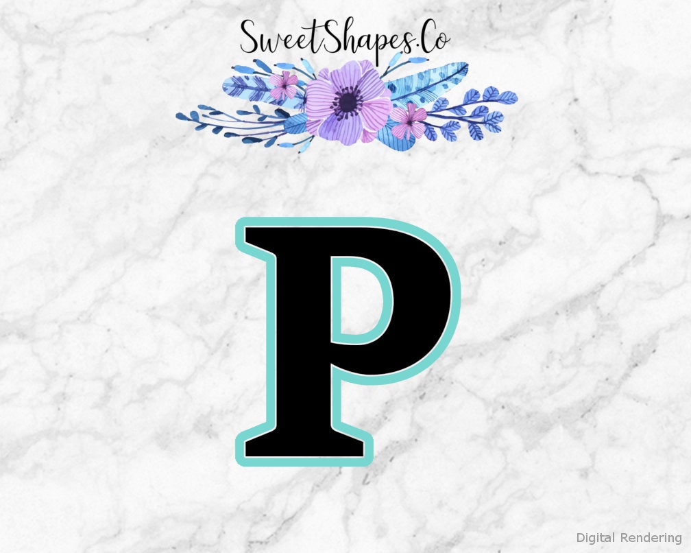 Alphabet Letter P Cookie Cutter