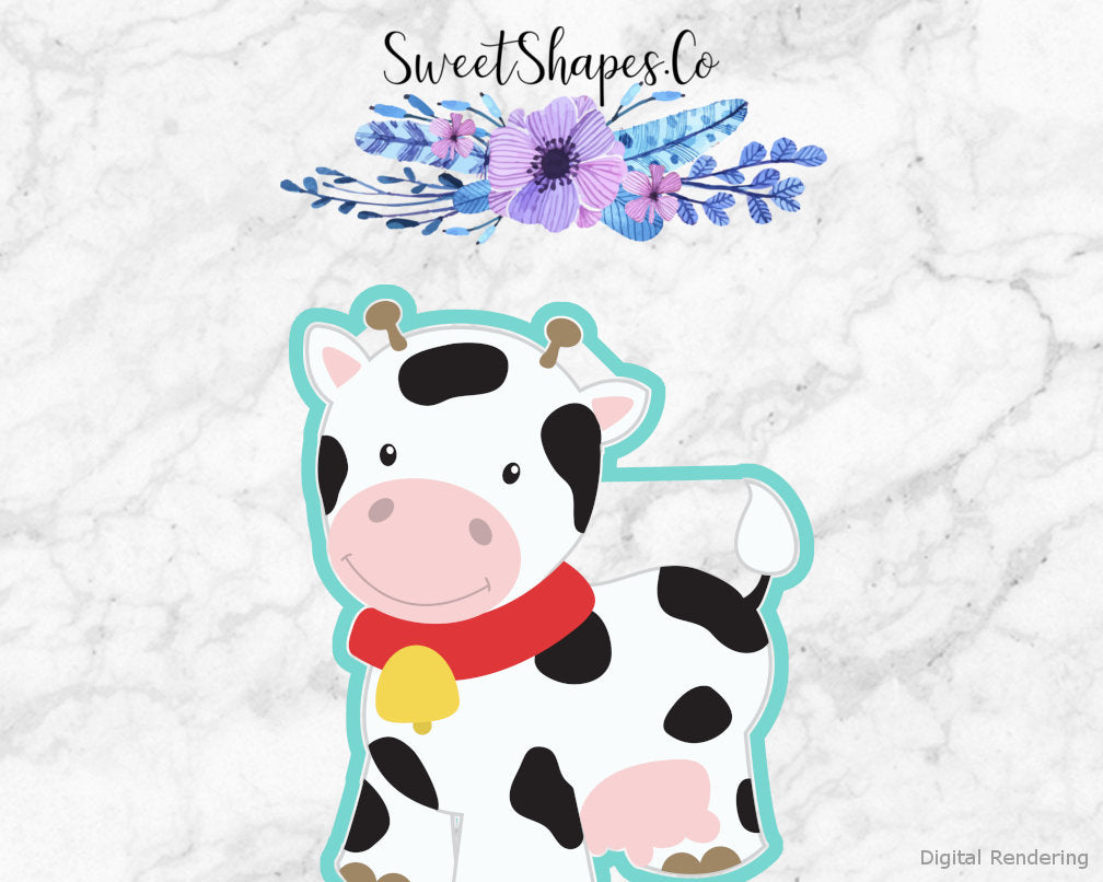 Cow 3 Cookie Cutter