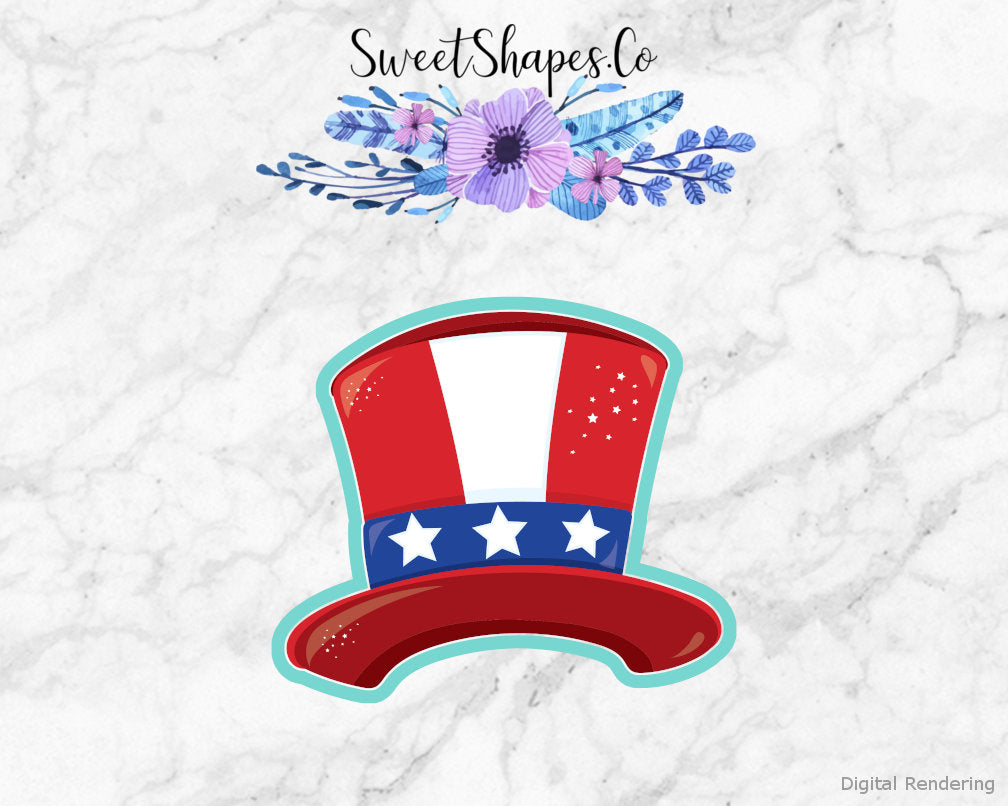 Independance Day Hat Cookie Cutter