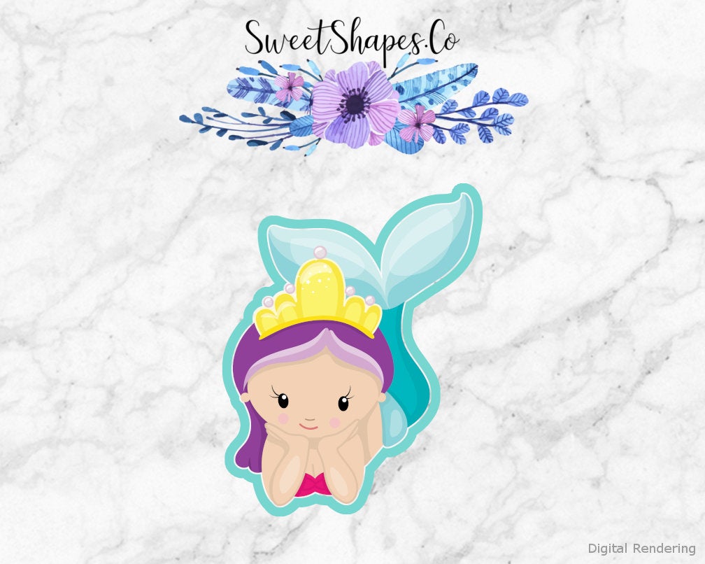 Mermaid 2 Cookie Cutter