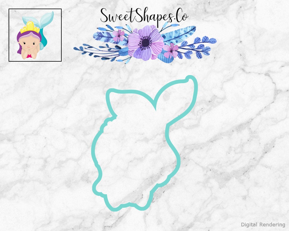 Mermaid 2 Cookie Cutter