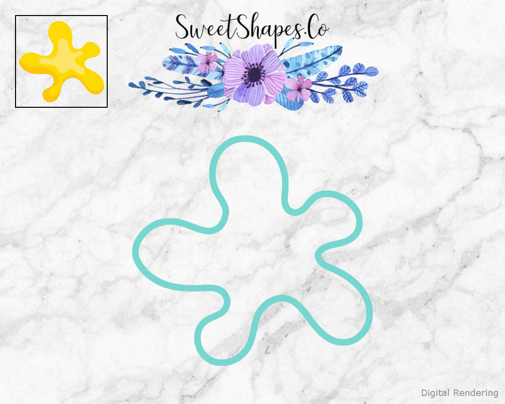 Paint Splatter Cookie Cutter