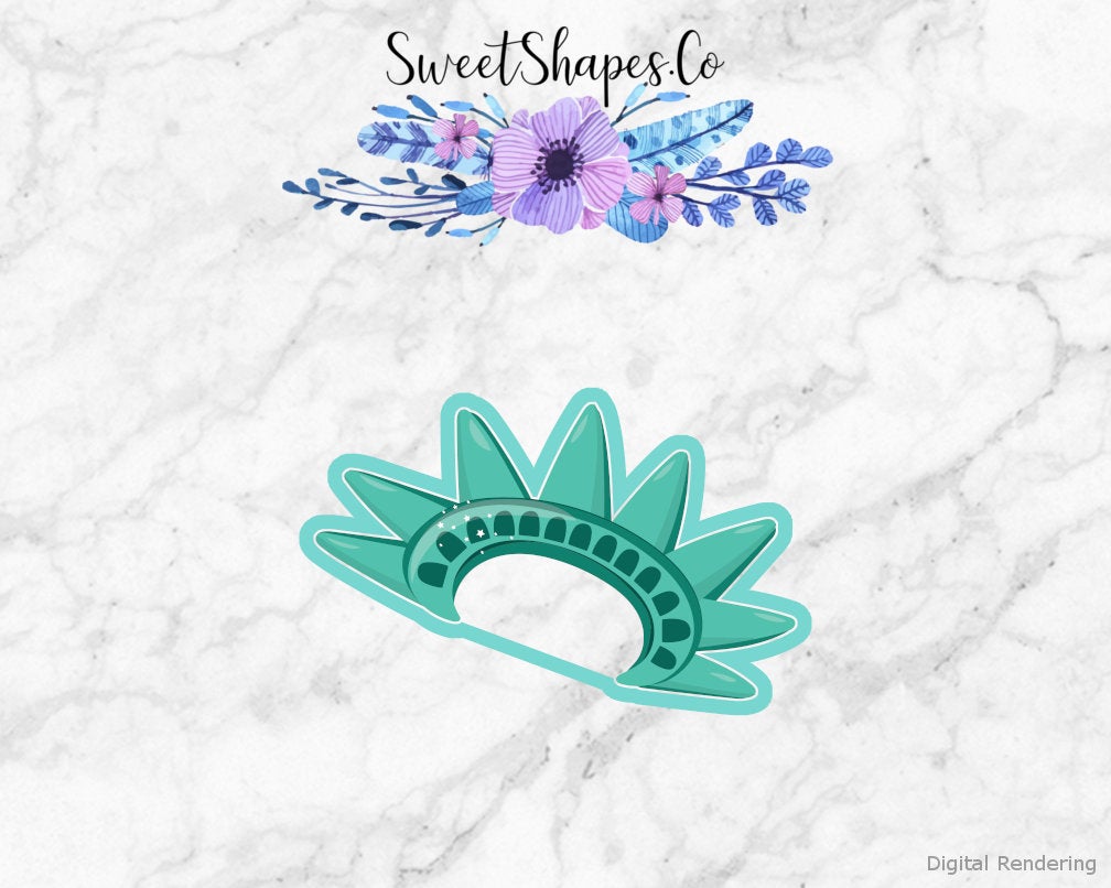 Statue of Liberty Crown Cookie Cutter
