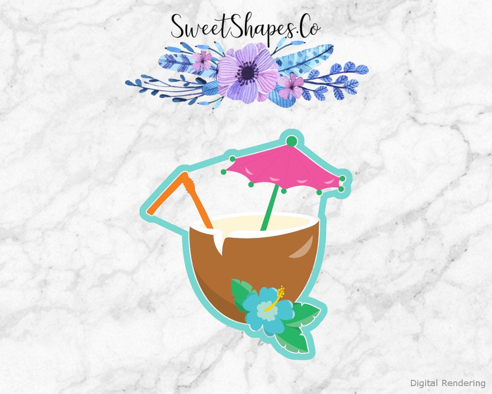 Tropical Drink Cookie Cutter