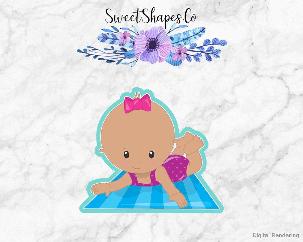 Beach Baby 4 Cookie Cutter
