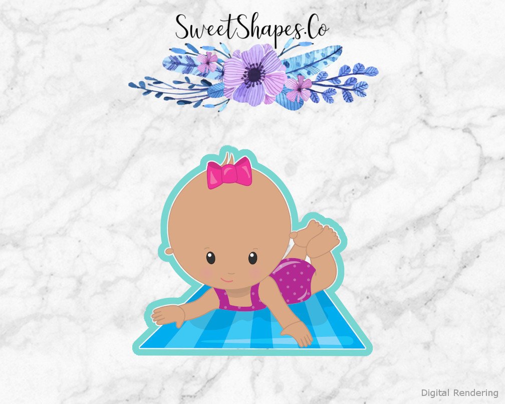 Beach Baby 4 Cookie Cutter