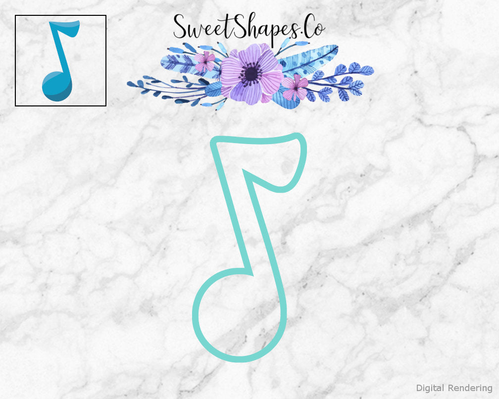 Music Note 1 Cookie Cutter