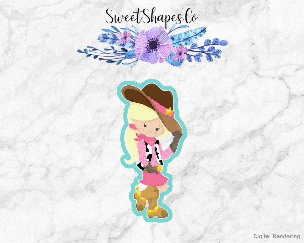 Cowgirl 1 Cookie Cutter