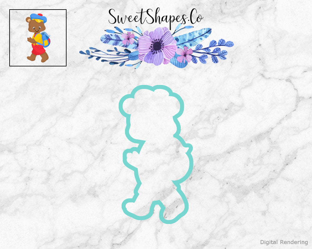 Back to School Bear Cookie Cutter