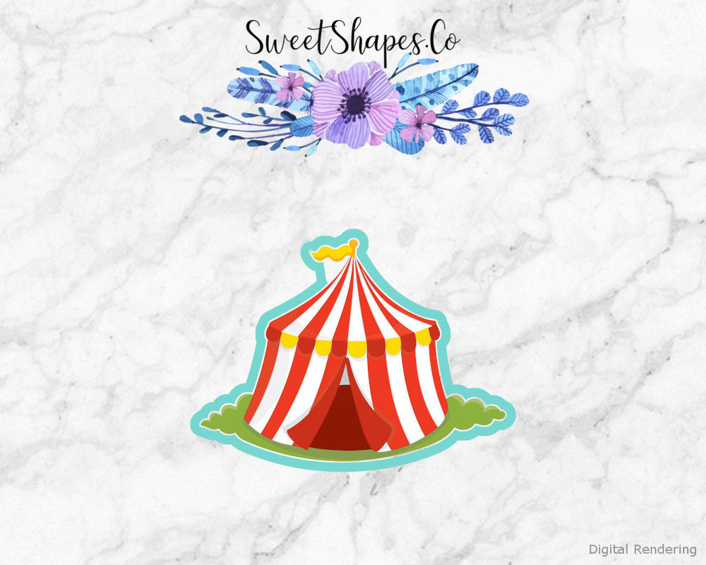Circus Tent Cookie Cutter