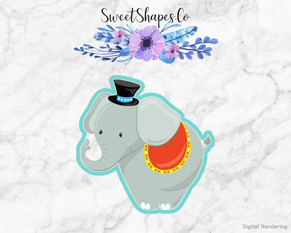 Circus Elephant 1 Cookie Cutter