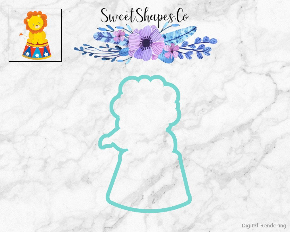 Circus Lion 2 Cookie Cutter