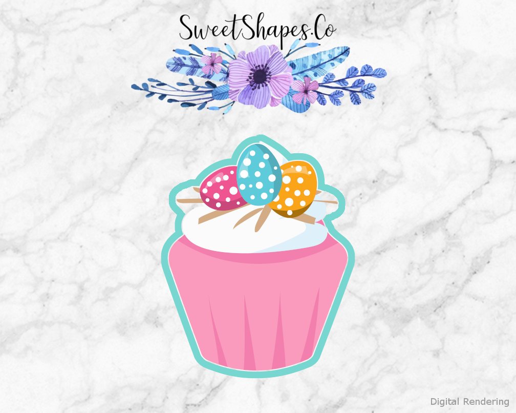 Easter Egg Cupcake Cookie Cutter