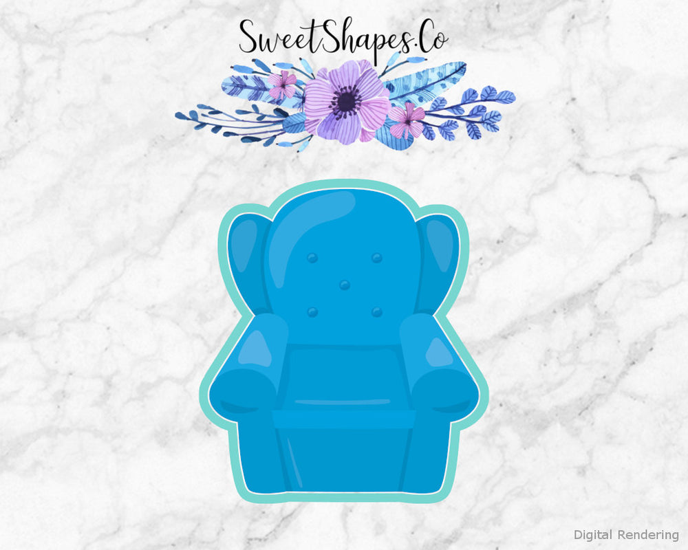 Goldilocks Dad Bear Chair Cookie Cutter