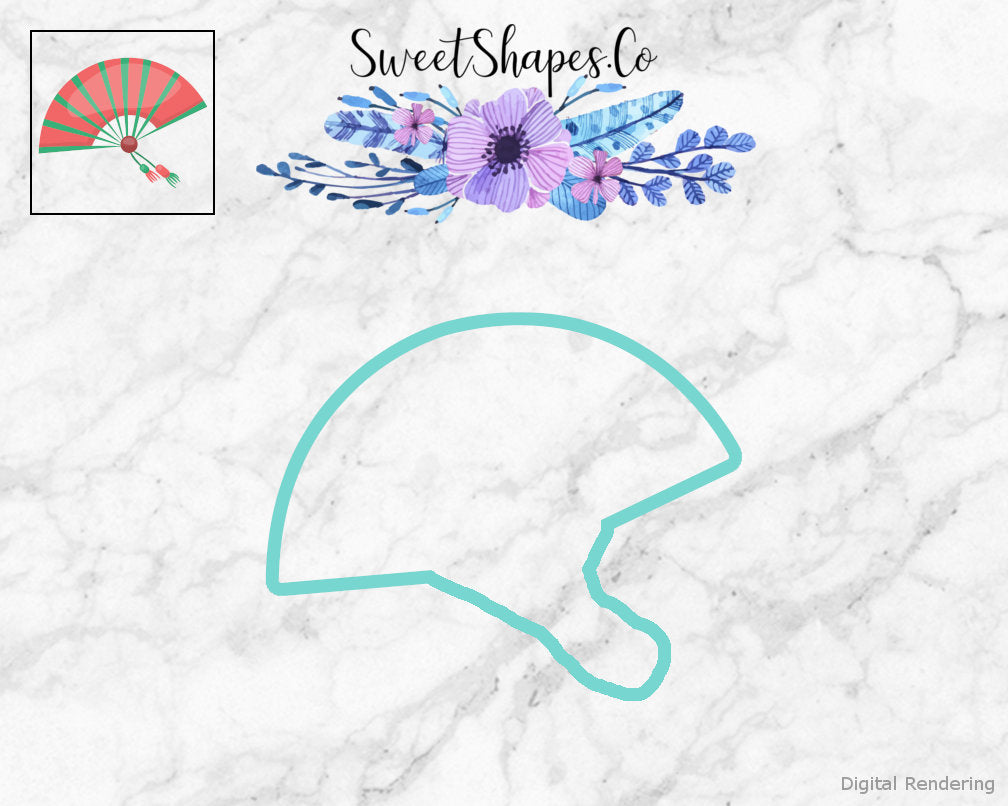 Paper Fan Cookie Cutter