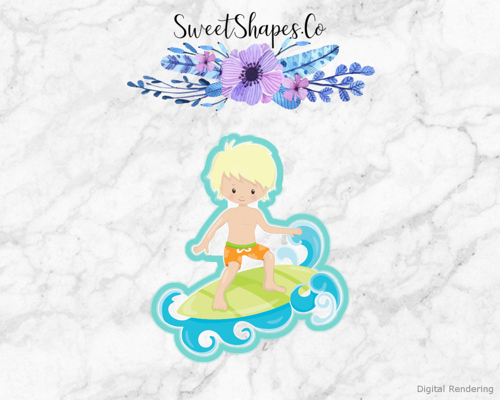 Surfer Boy 2 Cookie Cutter