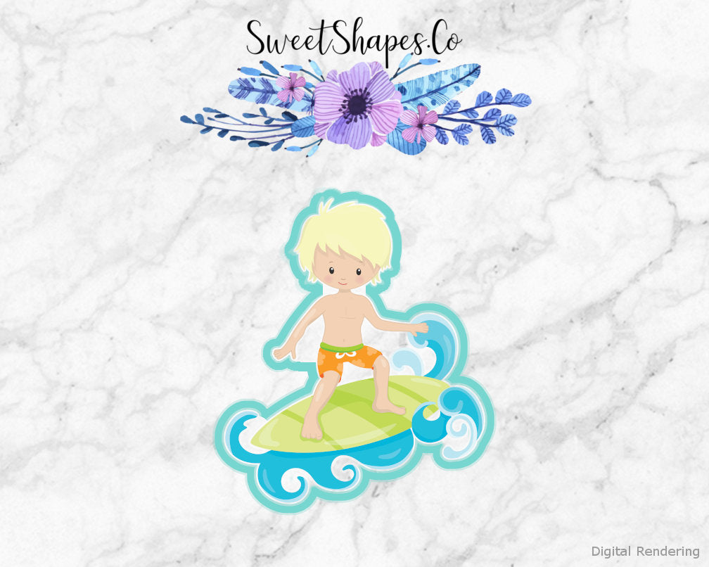 Surfer Boy 2 Cookie Cutter
