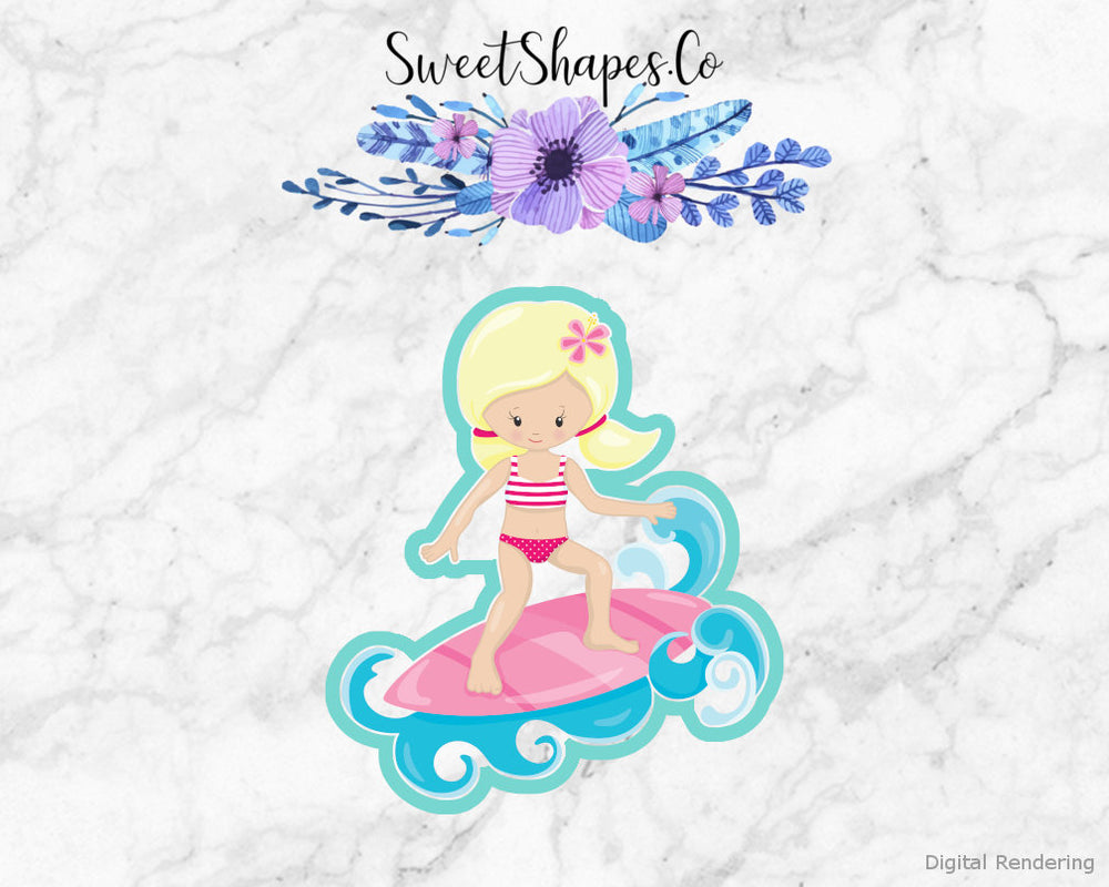Surfer Girl 2 Cookie Cutter
