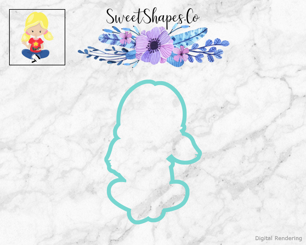 Gamer Girl 2 Cookie Cutter