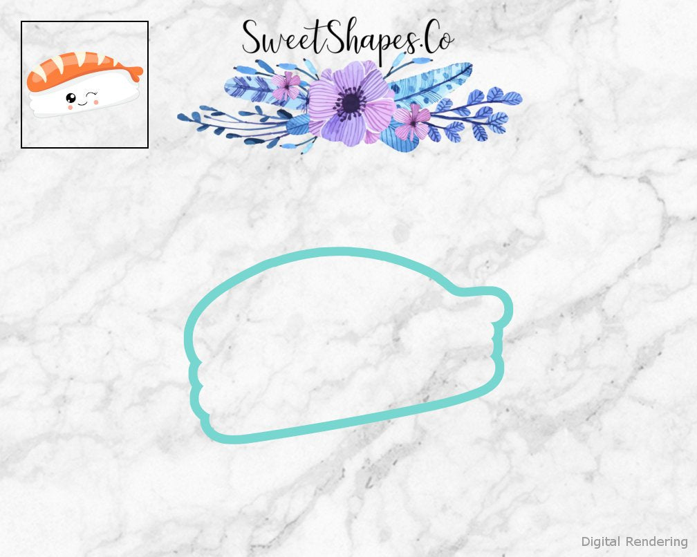 Shrimp Nigiri Sushi Cookie Cutter