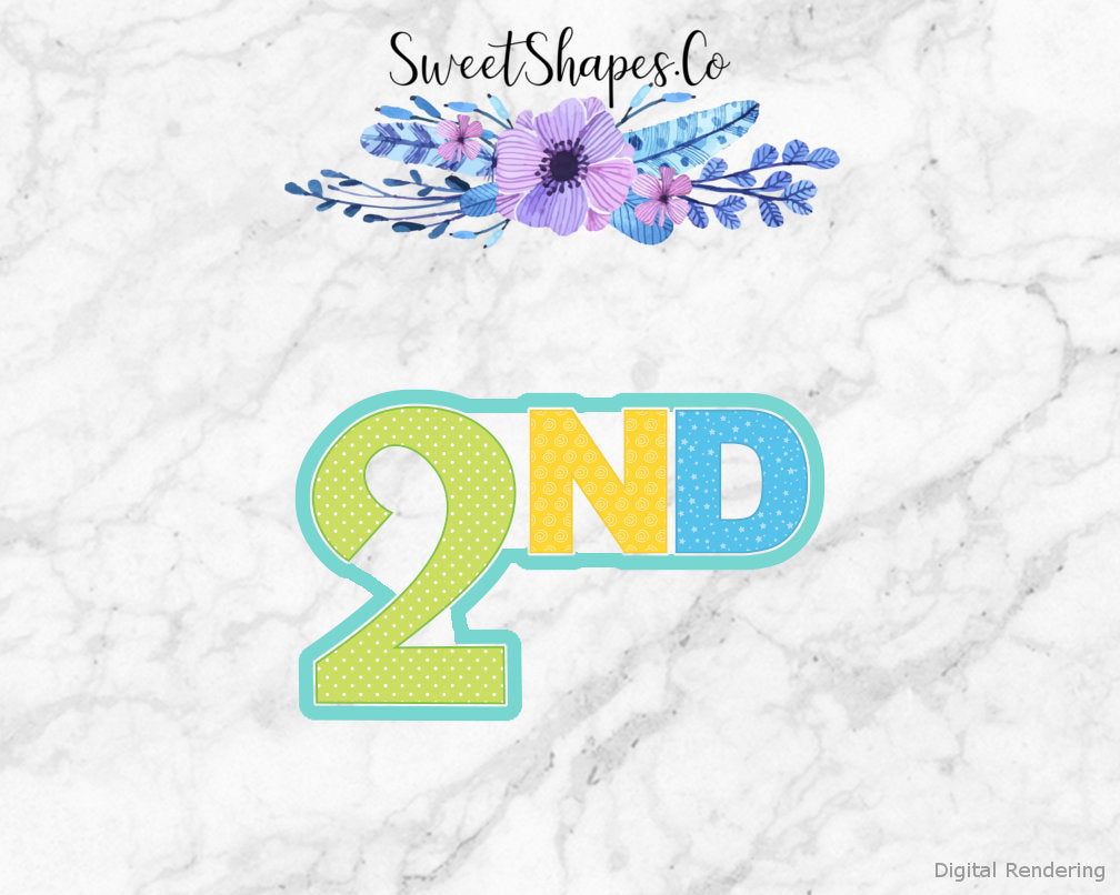 2nd Birthday Cookie Cutter