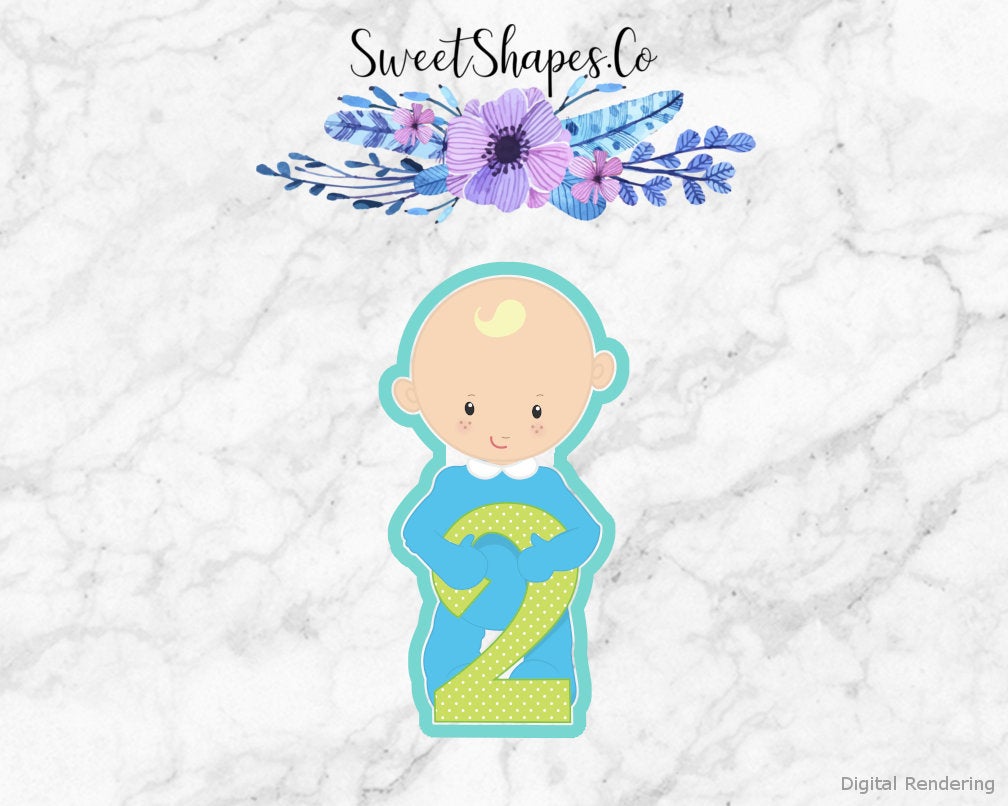 2nd Birthday Baby 1 Cookie Cutter