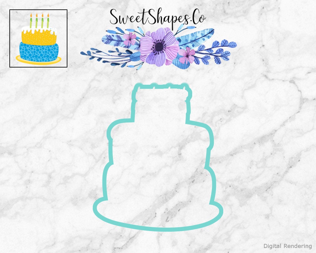 Birthday Cake Cookie Cutter