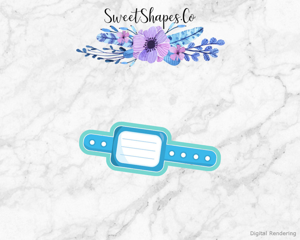 Hospital Bracelet Cookie Cutter