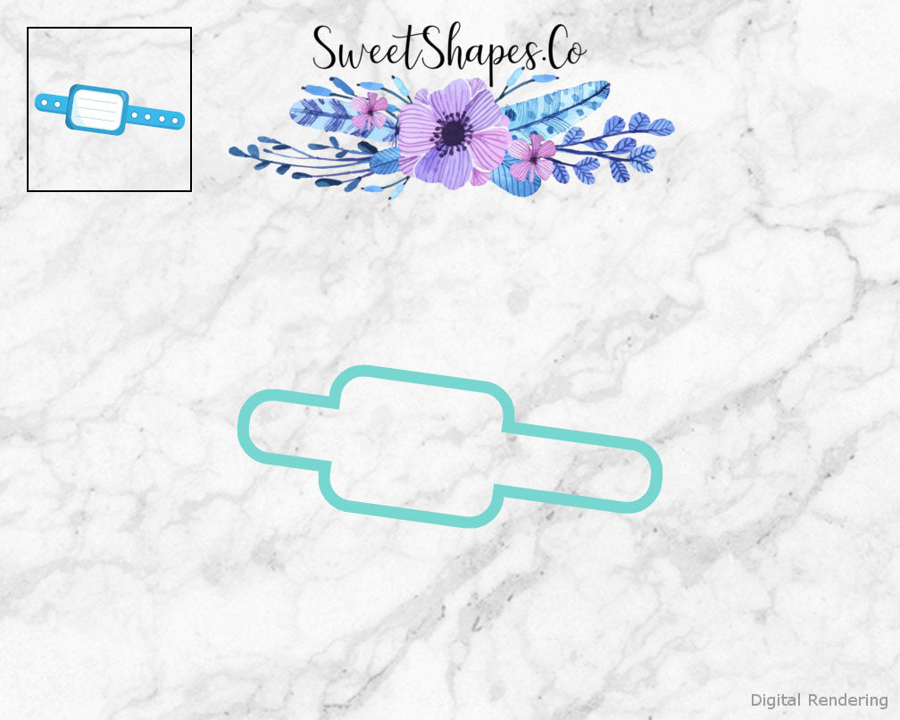 Hospital Bracelet Cookie Cutter