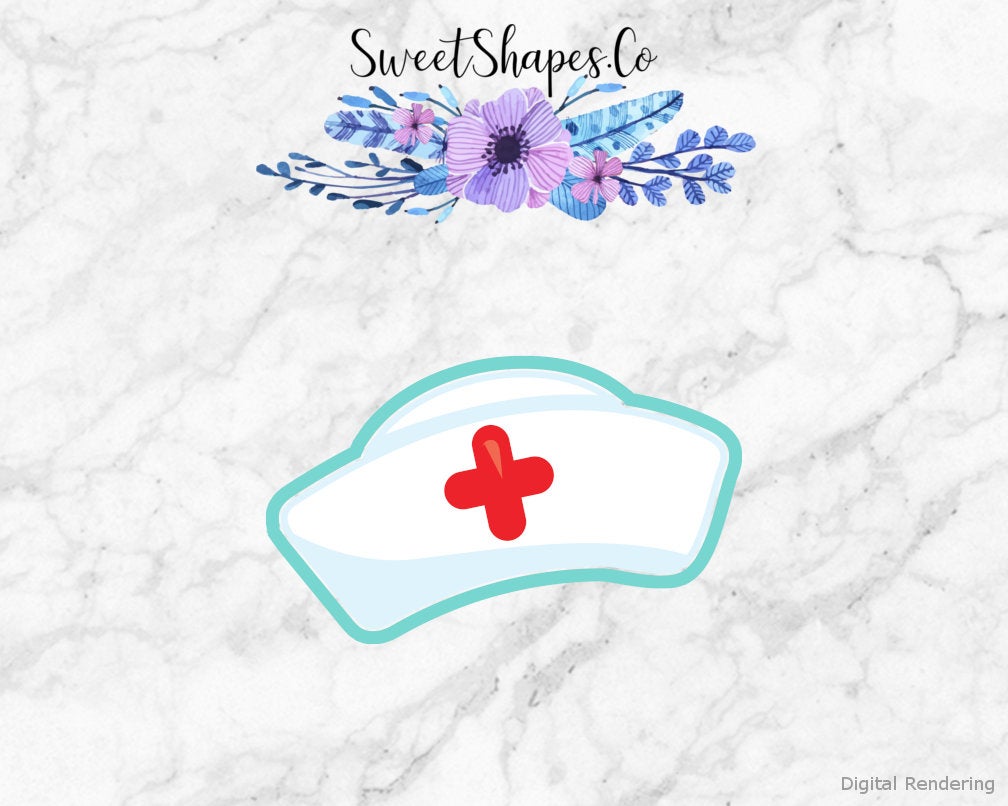 Nurse Hat Cookie Cutter