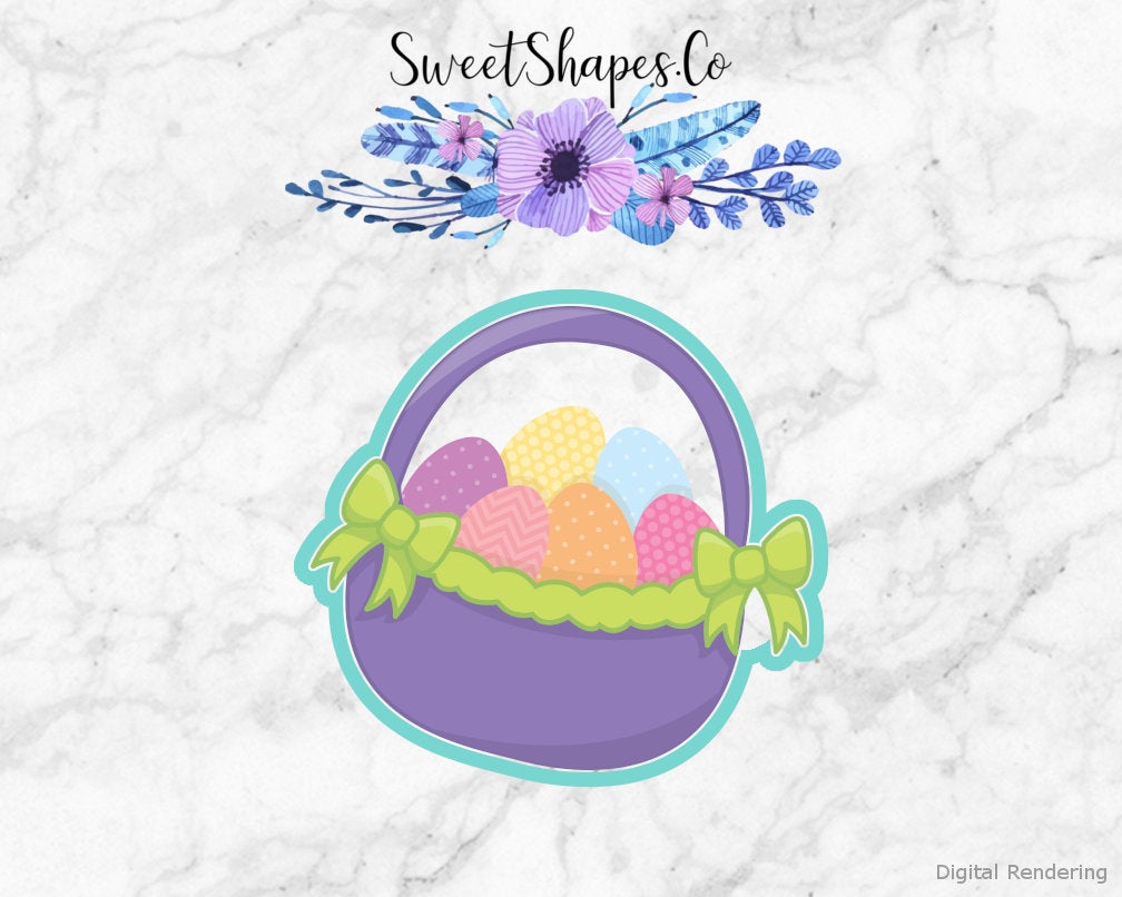 Basket of Eggs 2 Cookie Cutter