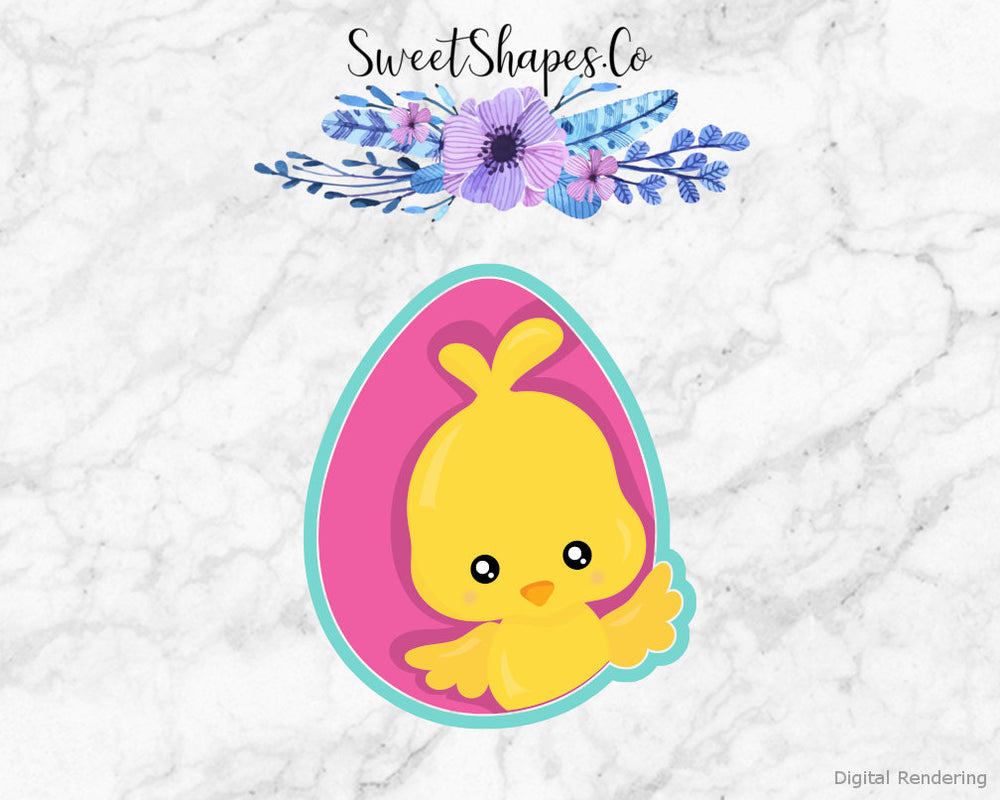 Bird on an Easter Egg Cookie Cutter