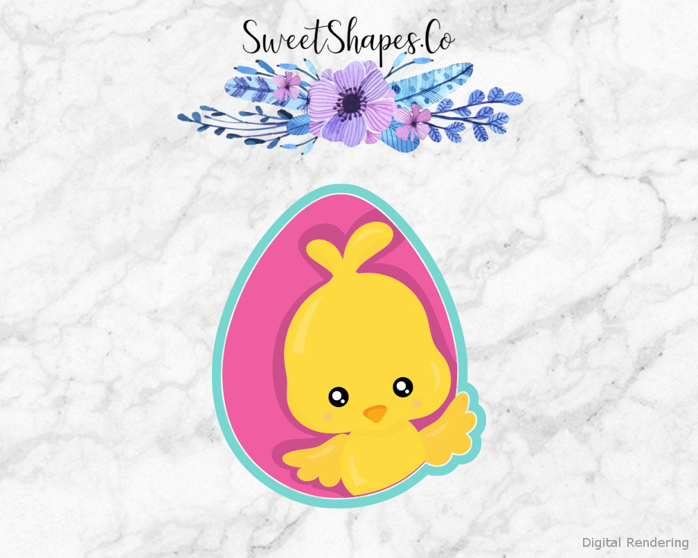 Bird on an Easter Egg Cookie Cutter