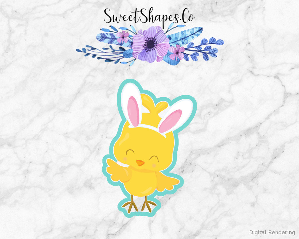 Bird with Bunny Ears Cookie Cutter