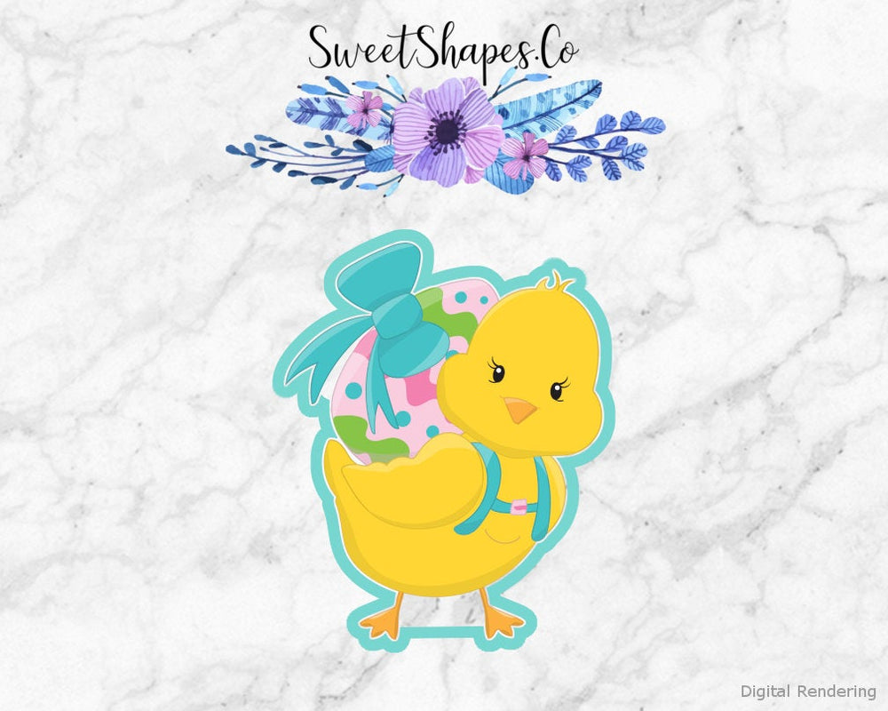 Bird with Egg Backpack Cookie Cutter