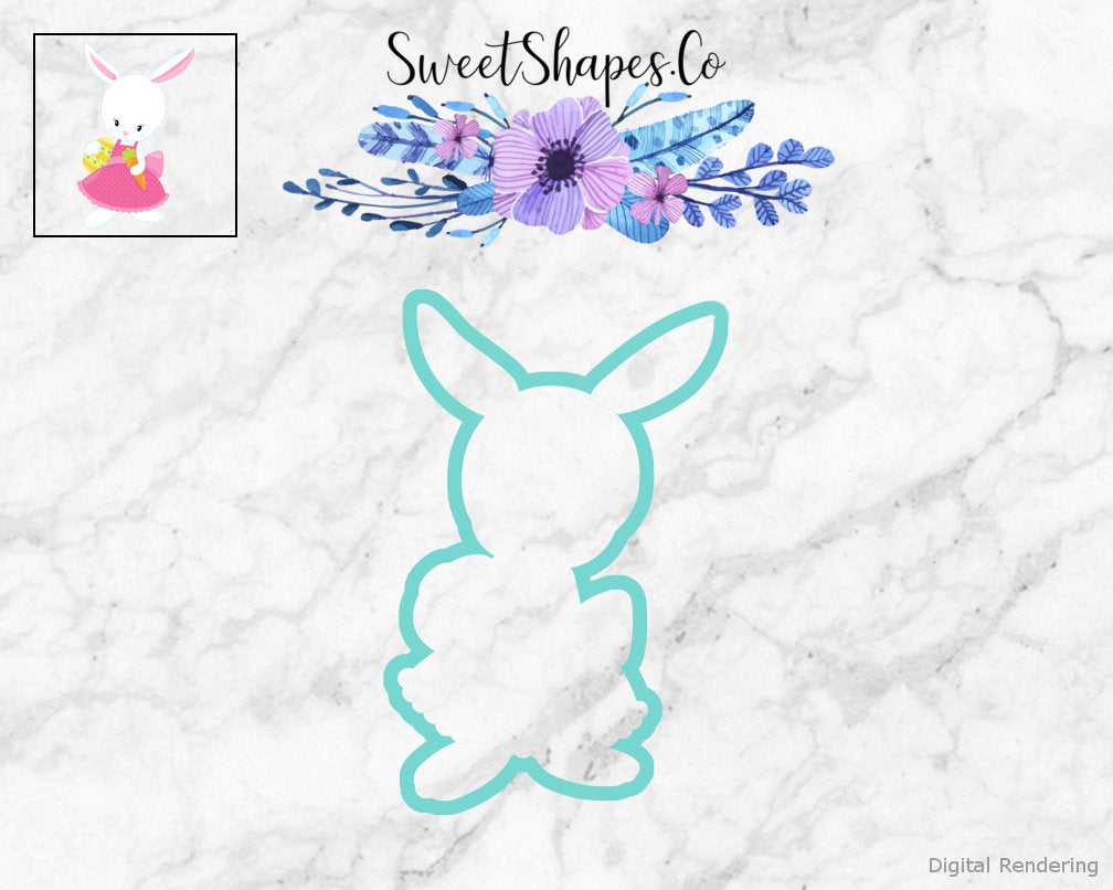 Bunny in a Dress Cookie Cutter