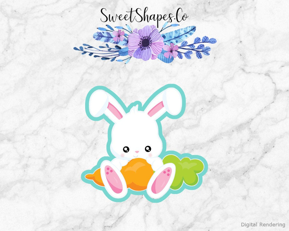 Bunny with a Carrot 1 Cookie Cutter