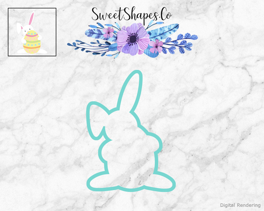Bunny with an Egg 2 Cookie Cutter