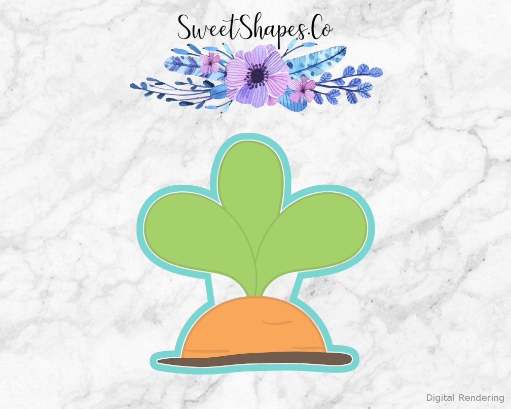 Carrot Top Cookie Cutter