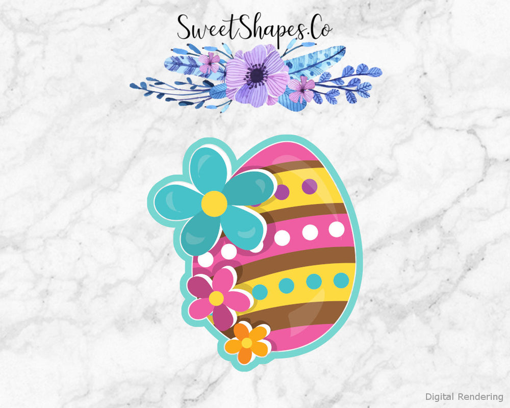 Floral Egg Cookie Cutter