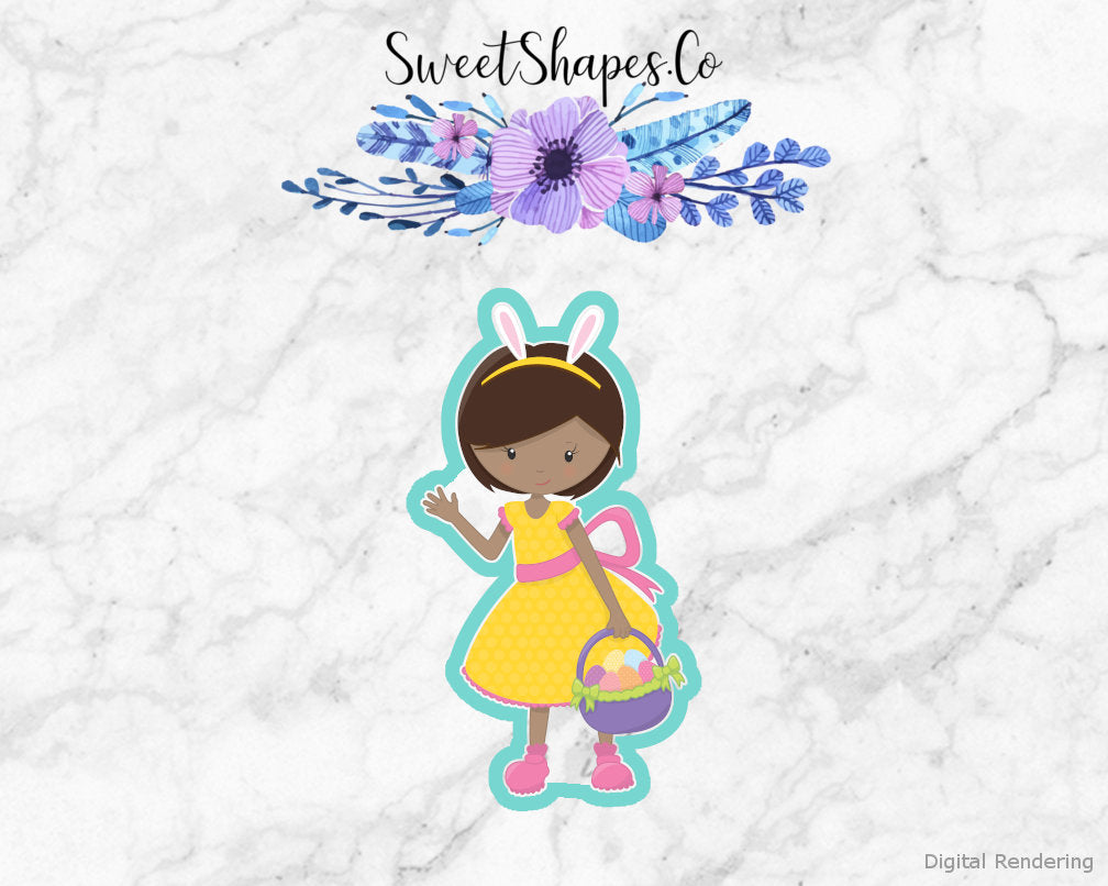 Girl with Basket of Eggs Cookie Cutter