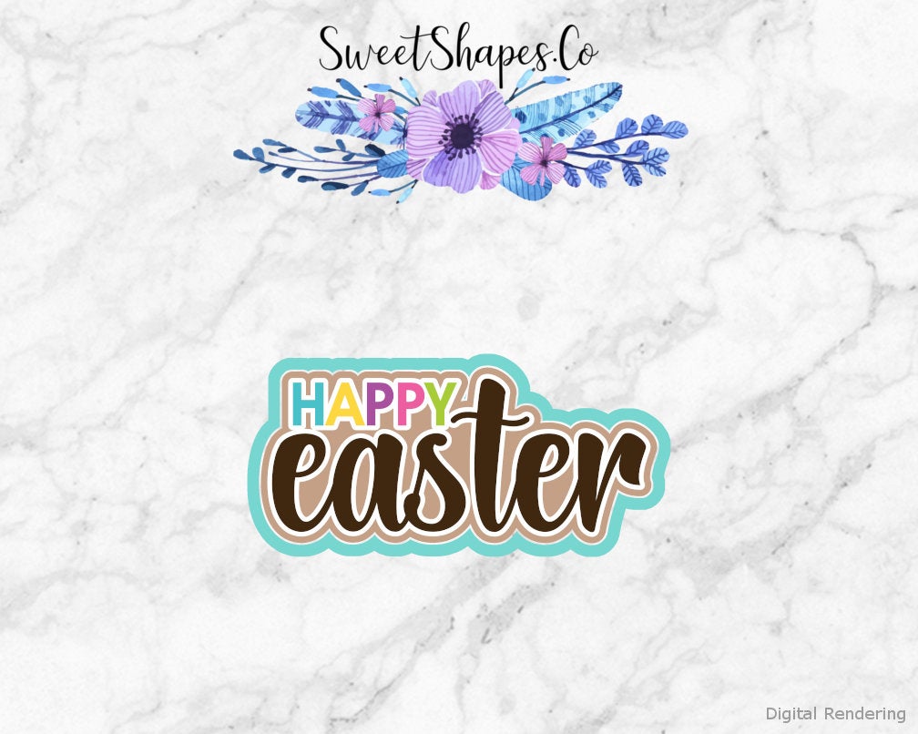 Happy Easter Cookie Cutter