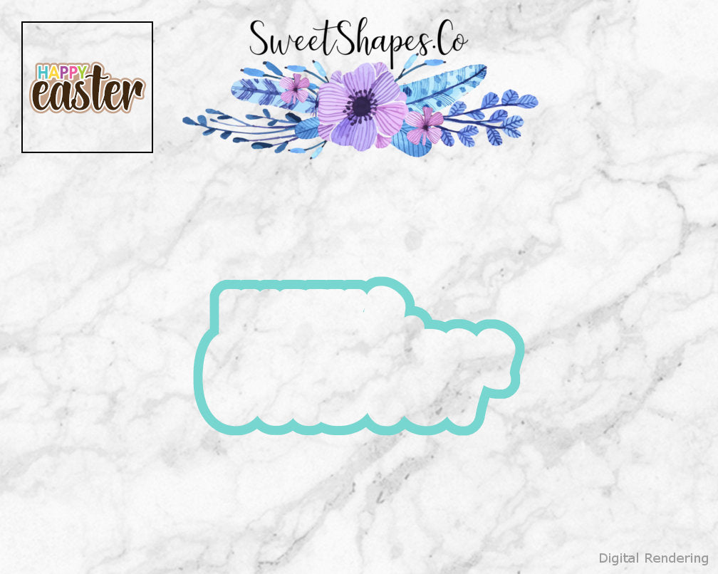 Happy Easter Cookie Cutter