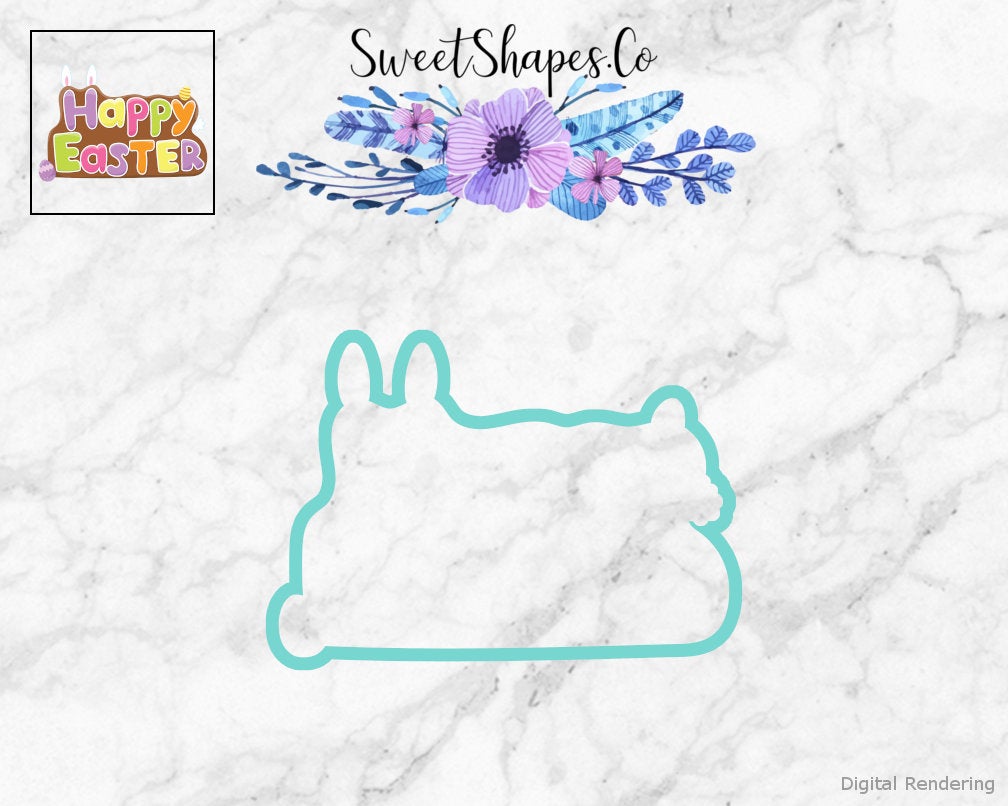 Happy Easter Sign Cookie Cutter