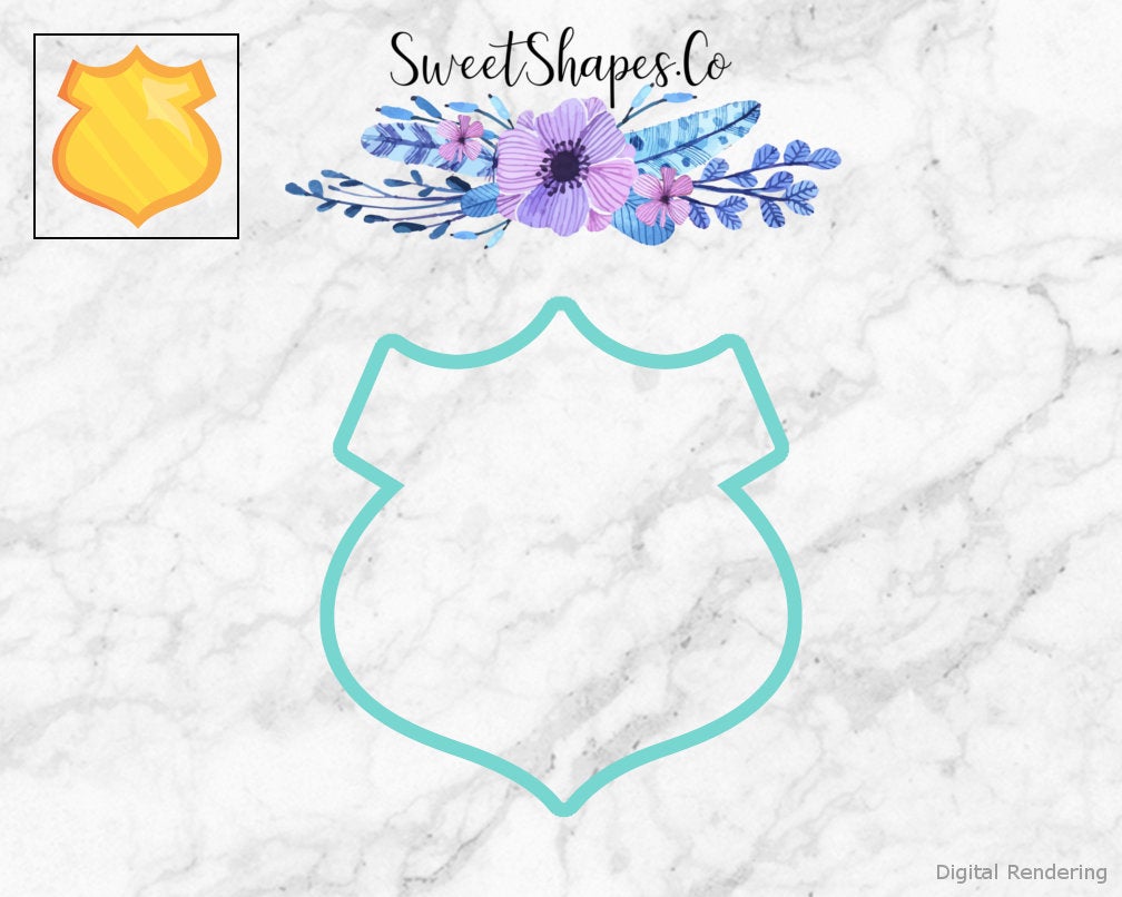 Police Badge 1 Cookie Cutter