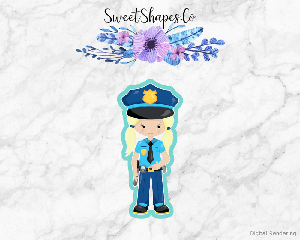 Police Person 3 Cookie Cutter