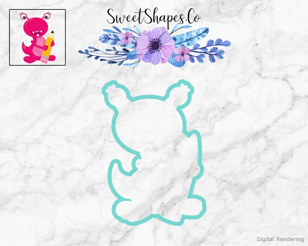 School Monster 3 Cookie Cutter