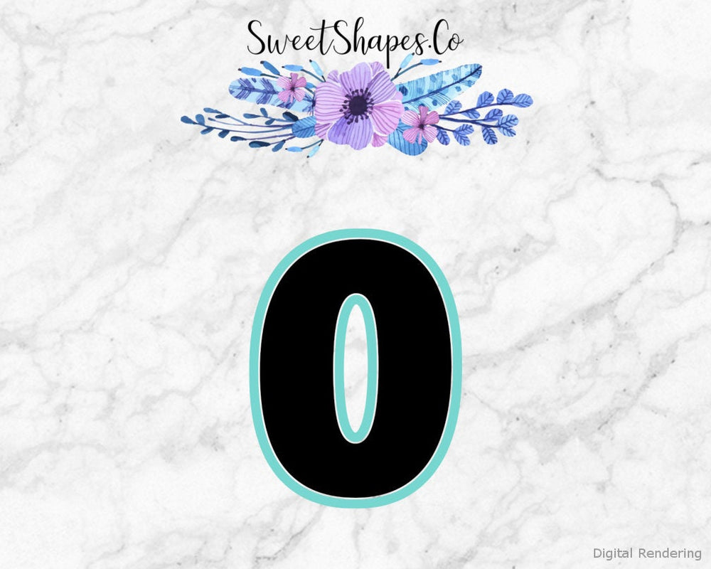 Number 0 Cookie Cutter