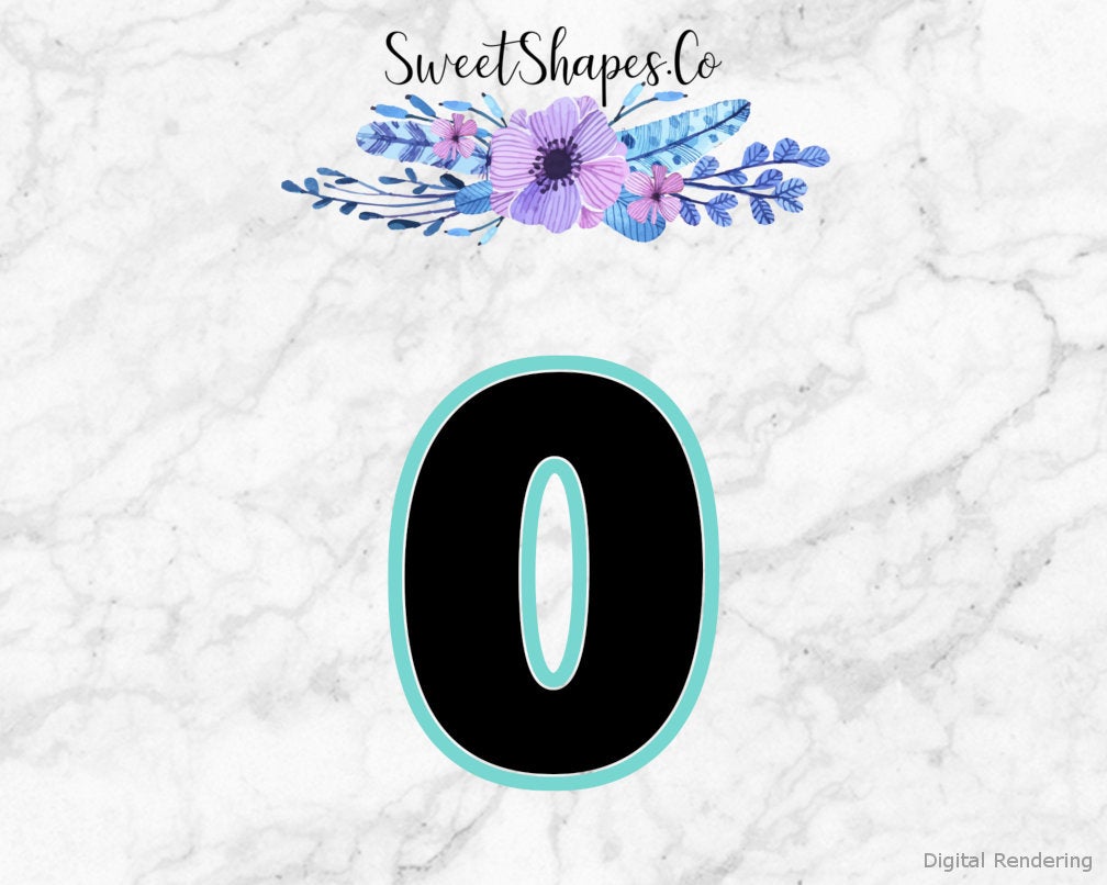 Number 0 Cookie Cutter
