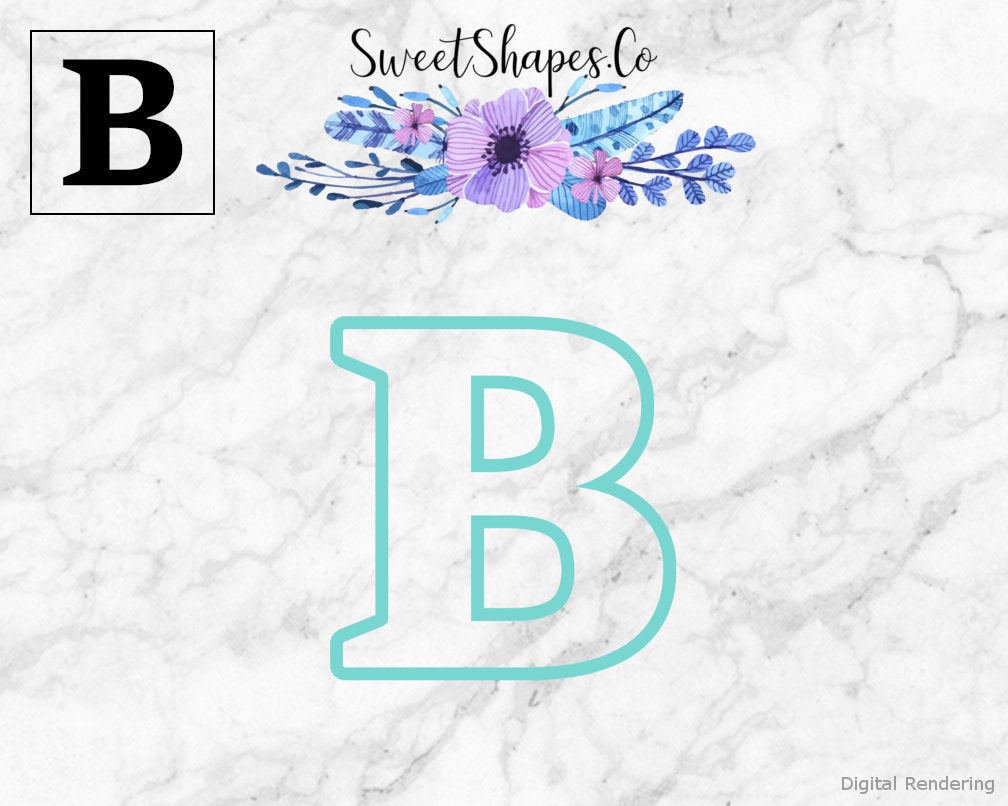 Alphabet Letter B Cookie Cutter